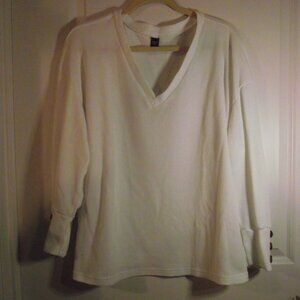 WOMENS 2XL SHEIN LONG SLEEVED V-NECK TOP